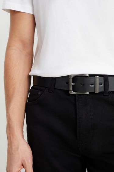 Hommes - Ceinture - synthétique - noir