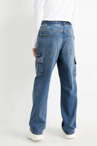 Dětské - Cargo džíny - džíny - modré