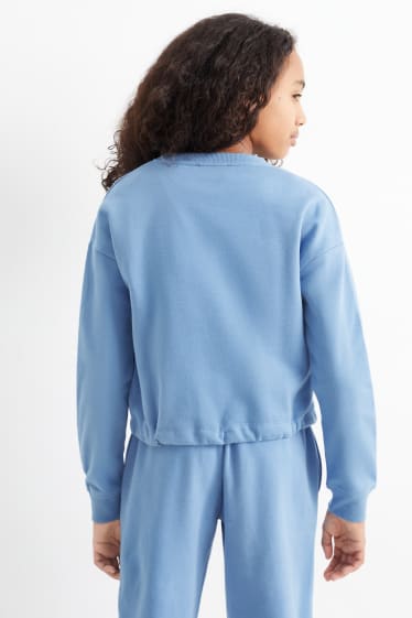 Kinderen: meisjes - Sweatshirt - blauw