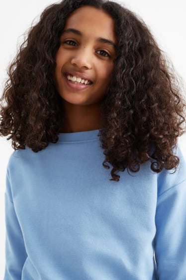Kinderen: meisjes - Sweatshirt - blauw