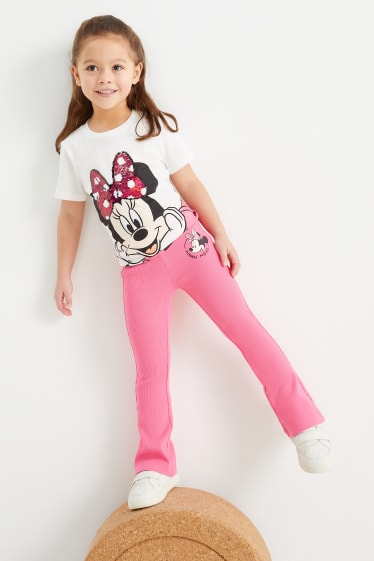 Kinder - Multipack 2er - Minnie Maus - Leggings - pink
