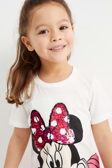 Children - Multipack of 3 - Minnie Mouse - short sleeve T-shirt - white