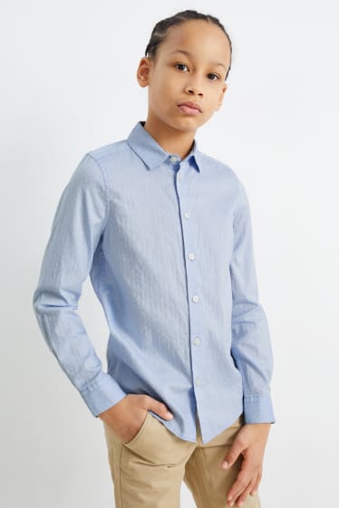 Enfants - Chemise - bleu clair