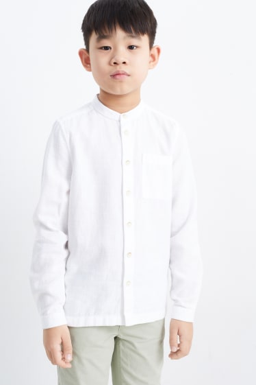 Kinderen - Overhemd - wit