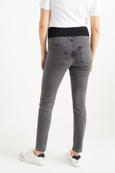 Femei - Jeans gravide - jegging jeans - denim-gri închis