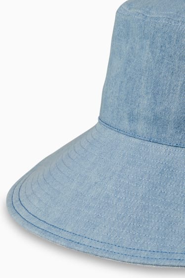 Dámské - Džínový klobouk - modrá