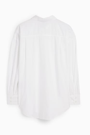 Mujer - Blusa con pedrería - blanco