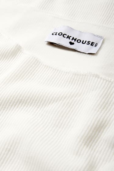 Tieners & jongvolwassenen - CLOCKHOUSE - longsleeve - crème wit