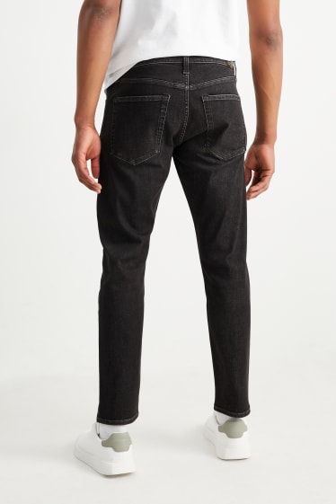 Heren - Slim tapered jeans - Flex- LYCRA® ADAPTIV - jeansdonkergrijs