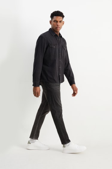 Uomo - Slim tapered jeans - Flex - LYCRA® ADAPTIV - jeans grigio scuro