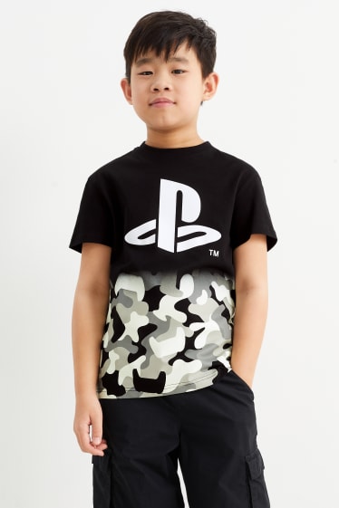 Bambini - PlayStation - maglia a maniche corte - nero