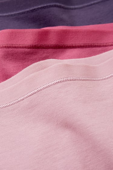 Femmes - Lot de 3 - culotte - rose clair