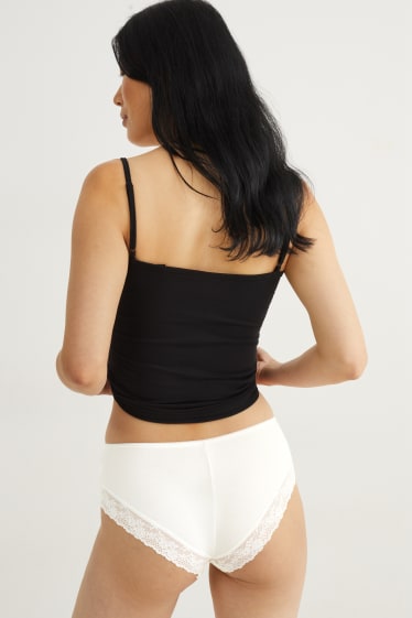 Femmes - Lot de 3 - shortys - beige / turquoise