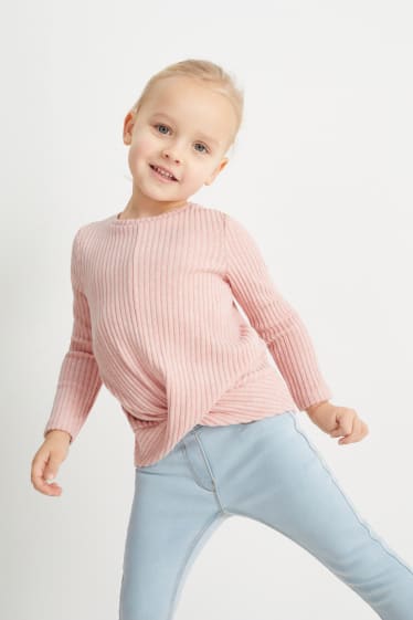 Kinder Mädchen - Langarmshirt - pink