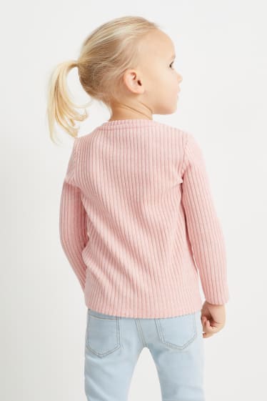 Kinder Mädchen - Langarmshirt - pink