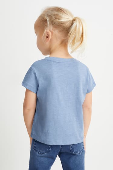 Children - Butterfly - short sleeve T-shirt - blue