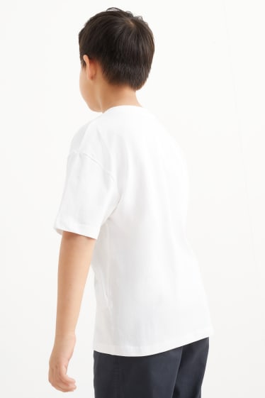 Kinder - Skating - Kurzarmshirt - weiß