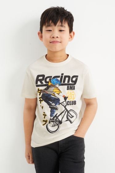 Niños - Pack de 3 - deporte - camisetas de manga corta - negro