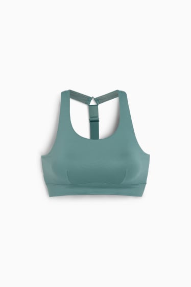 Women - Sports bra - padded - 4 Way Stretch - turquoise