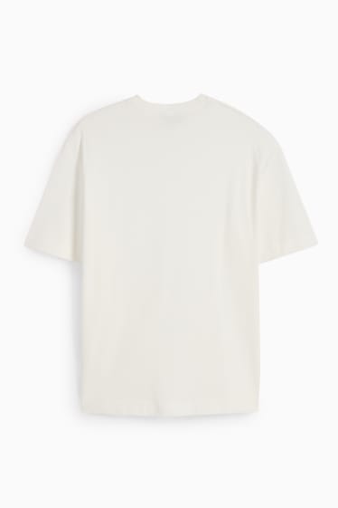 Herren - T-Shirt - cremeweiß