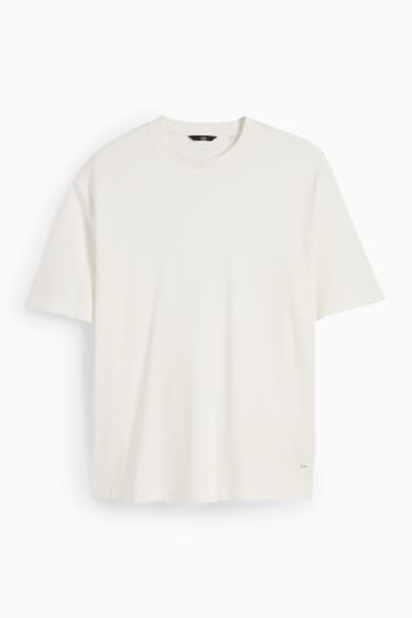 Herren - T-Shirt - cremeweiß