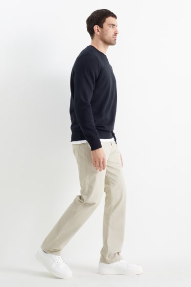 Hommes - Pantalon - regular fit  - beige clair