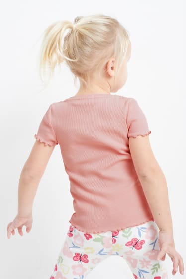 Kinder - Kurzarmshirt - rosa
