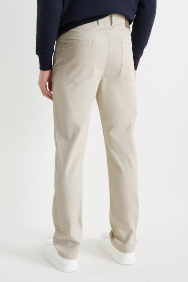 Uomo - Pantaloni - regular fit - beige chiaro