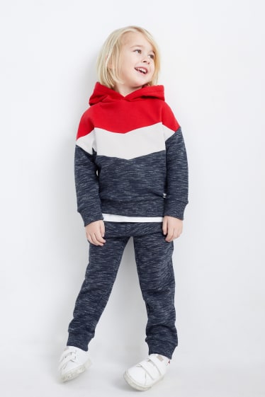 Children - Set - hoodie and joggers - 2 piece - red