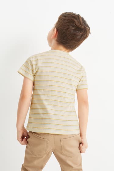 Bambini - Confezione da 2 - maglia a maniche corte - grigio melange