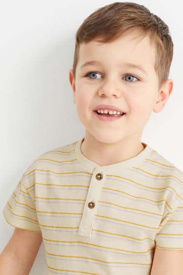 Bambini - Confezione da 2 - maglia a maniche corte - grigio melange