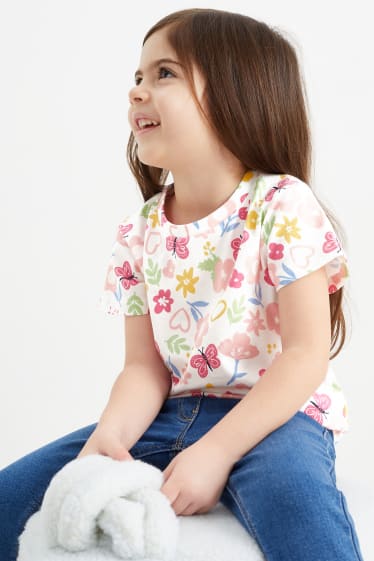 Bambini - Confezione da 8 - maglia a maniche corte - bianco