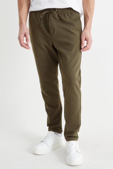 Pánské - Teplákové kalhoty - zelená