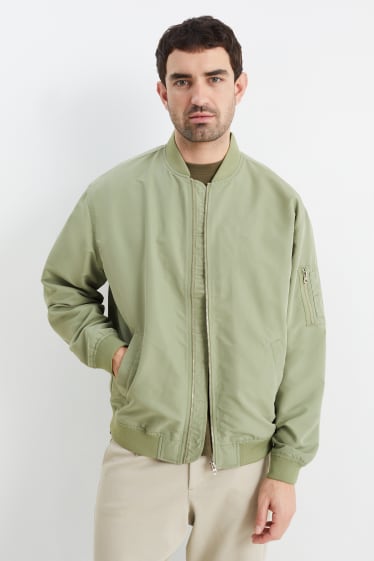Bărbați - Jachetă de aviator - verde