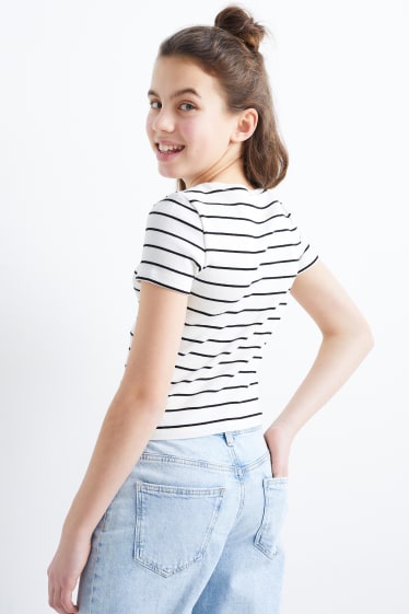 Bambini - Confezione da 3 - t-shirt - bianco crema