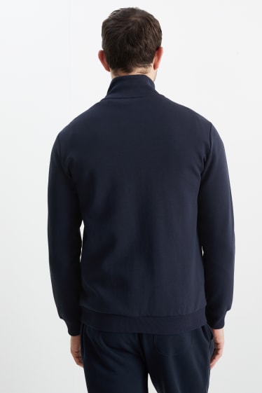 Men - Zip-through sweatshirt - dark blue