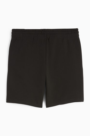 Hommes - Shorts en molleton - noir