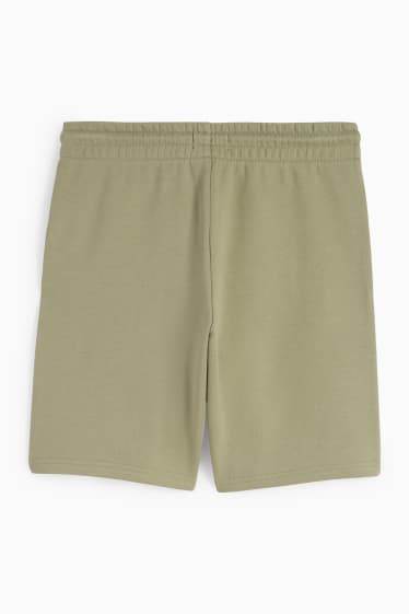 Hommes - Shorts en molleton - vert