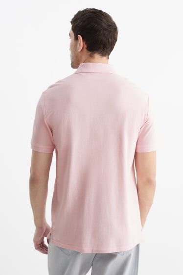 Men - Polo shirt - rose