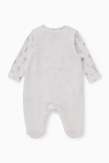 Baby Boys - Woodland - romper set - 2 piece - white