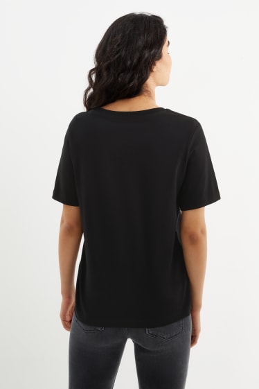 Kobiety - Wielopak, 2 szt. - T-shirt basic - czarny