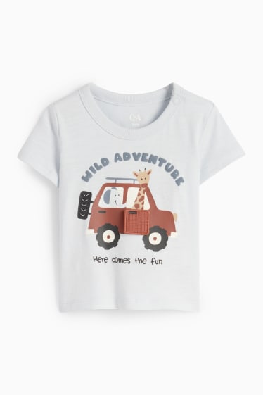 Niemowlęta - Safari - koszulka niemowlęca z krótkim rękawem - jasnoniebieski