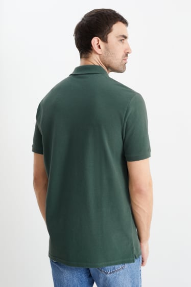Herren - Poloshirt - dunkelgrün