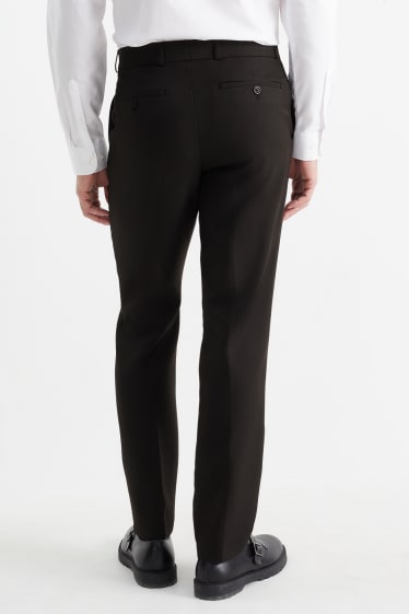 Hommes - Pantalon de costume - regular fit - noir