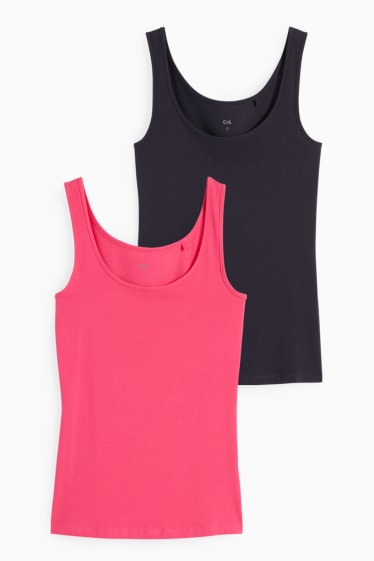 Women - Multipack of 2 - basic top - pink