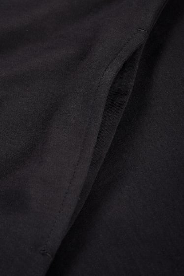 Femmes - Robe-T-shirt basique - noir