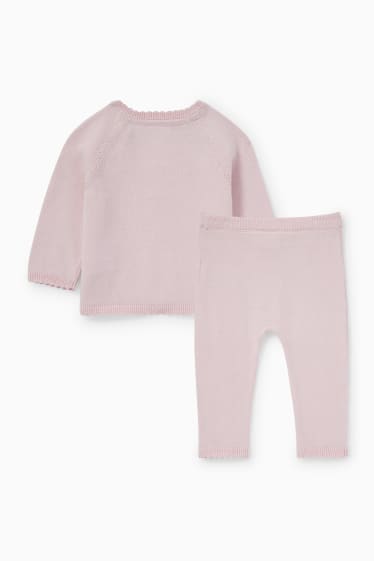 Babys - Babyoutfit - 2-delig - roze