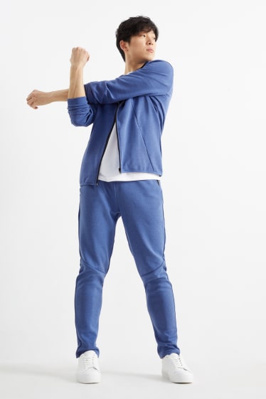 Pánské - Teplákové kalhoty - modrá
