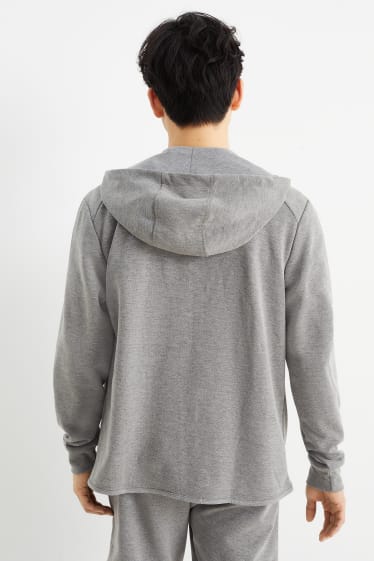 Men - Zip-through hoodie - light gray-melange