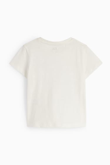 Children - Butterfly - short sleeve T-shirt - cremewhite